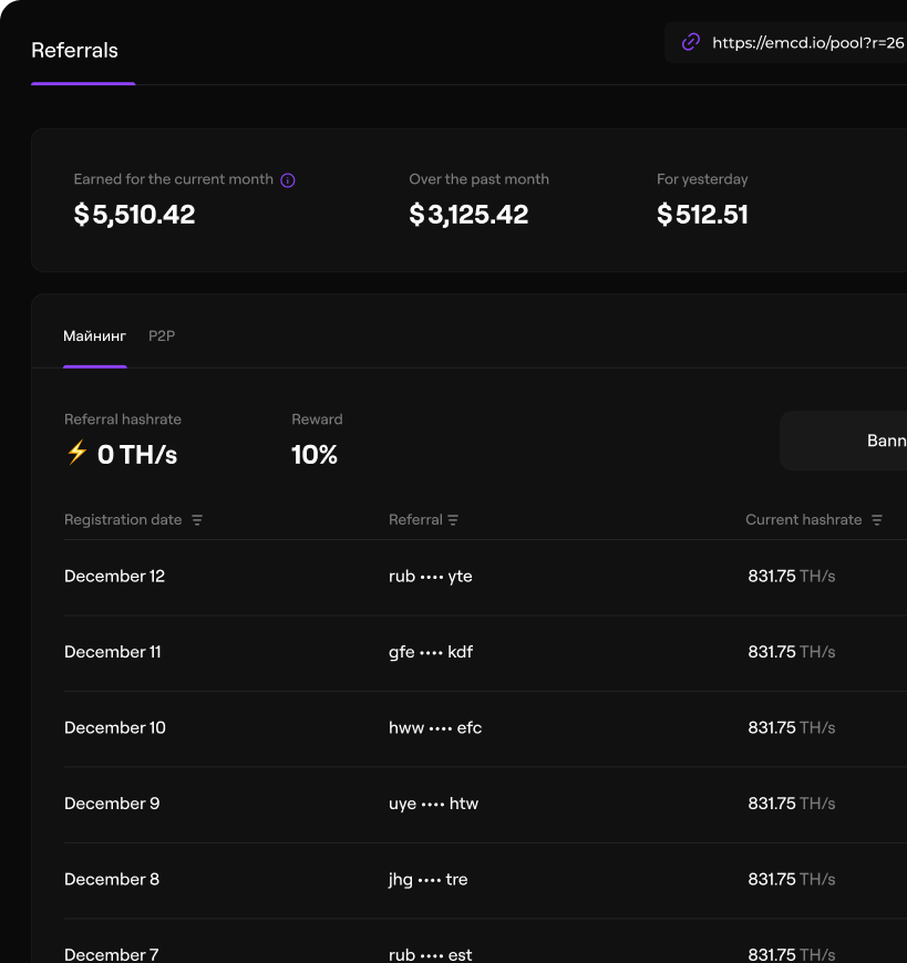 Track your income in real time